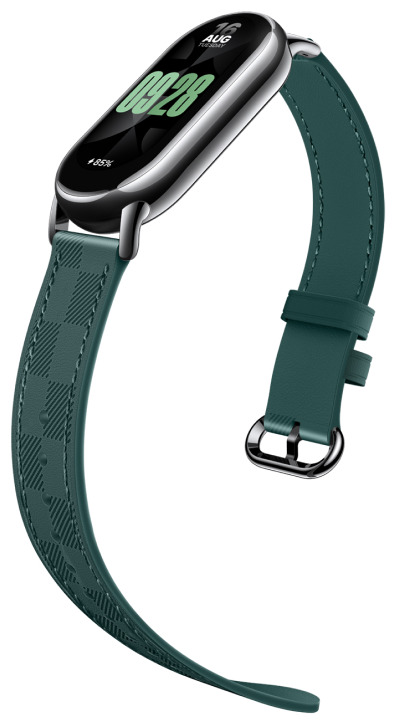 Ремешок для фитнес браслета Xiaomi Smart Band 8 Checkered Strap зеленый BHR7308GL